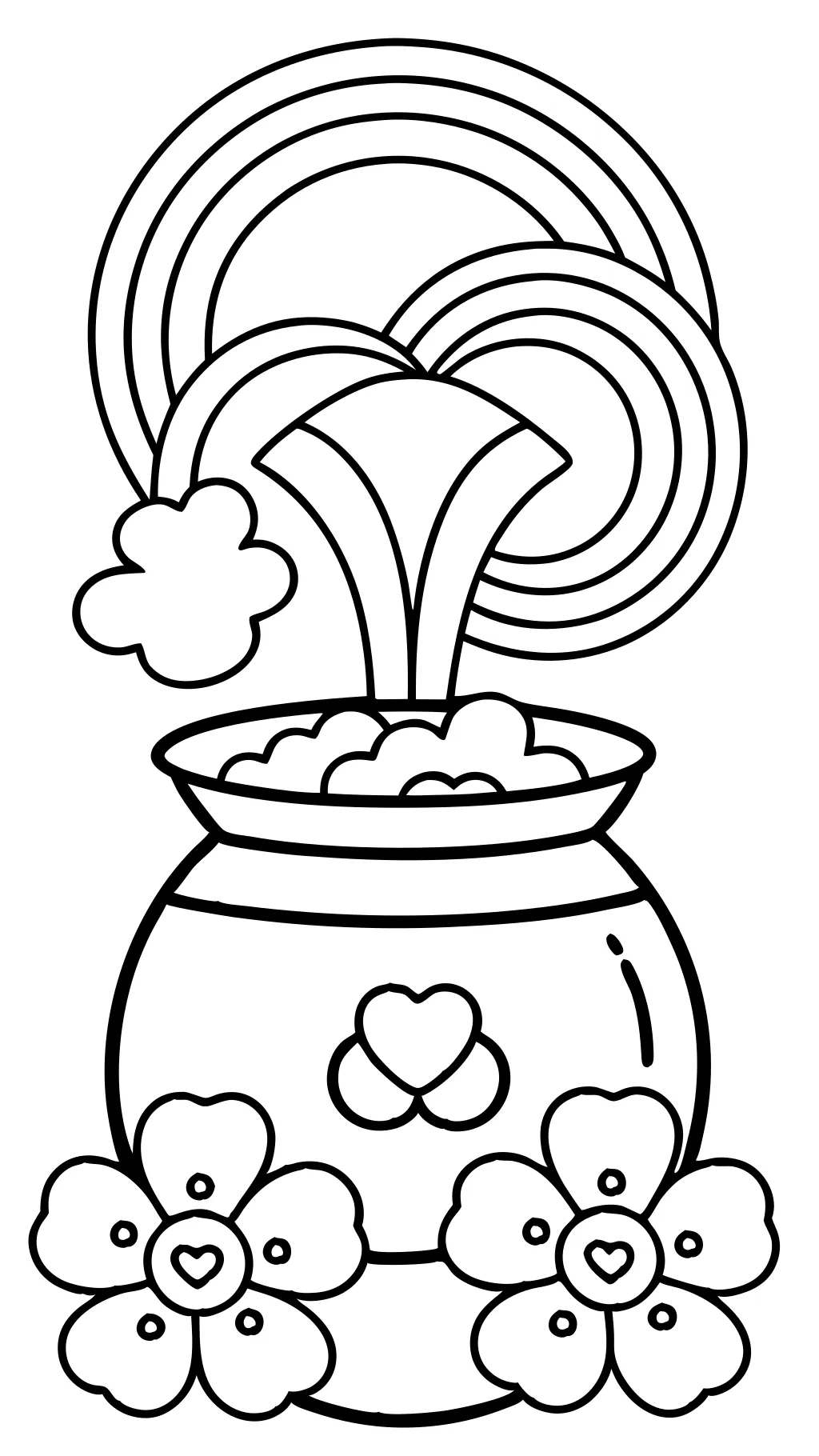 st pattys day coloring pages